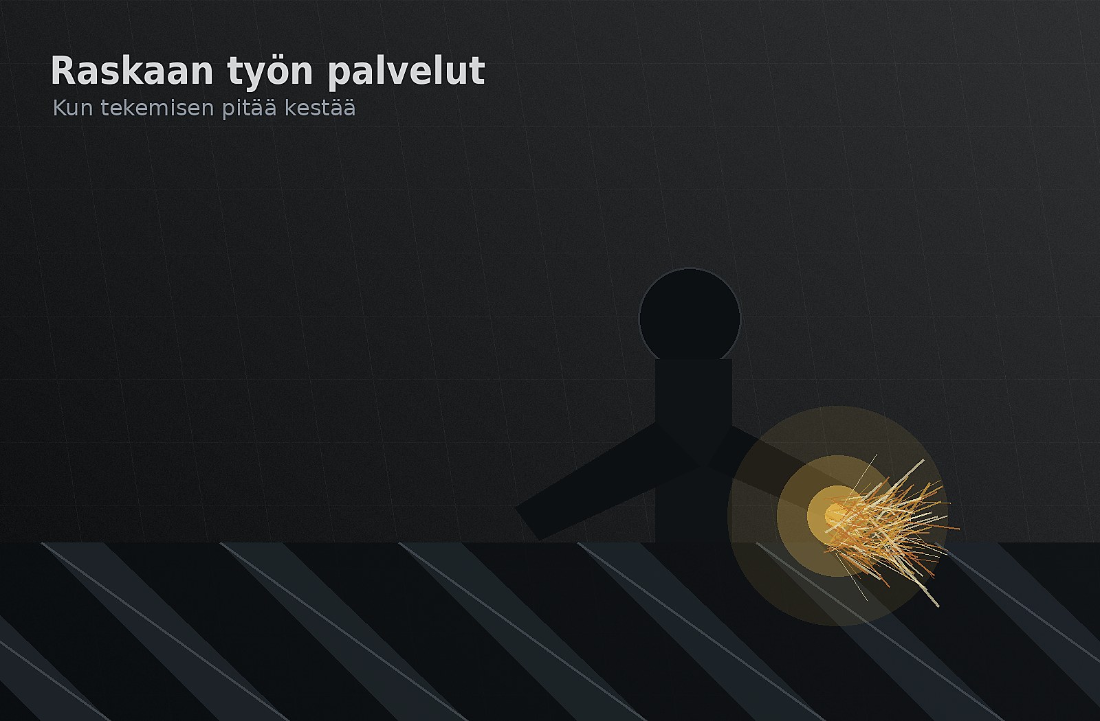 Raskaan työn teollinen kuvituskuva